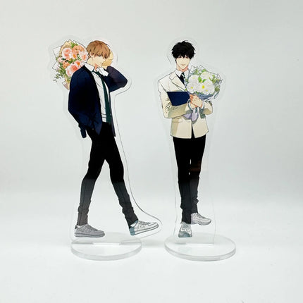 Korean Bl Manhwa Comic Cloud Love Acrylic Stand Figures Bai Xianyun Yanhe Na Campus Love Action Lost in the Cloud Acrylic