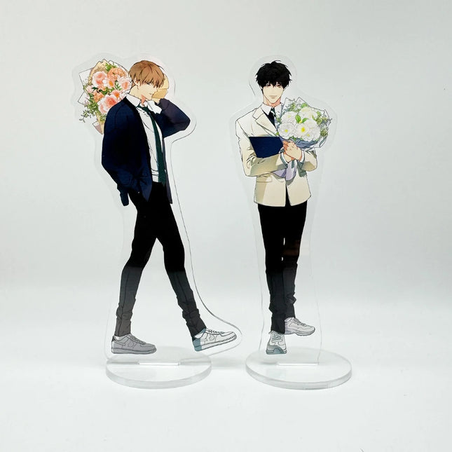 Korean Bl Manhwa Comic Cloud Love Acrylic Stand Figures Bai Xianyun Yanhe Na Campus Love Action Lost in the Cloud Acrylic
