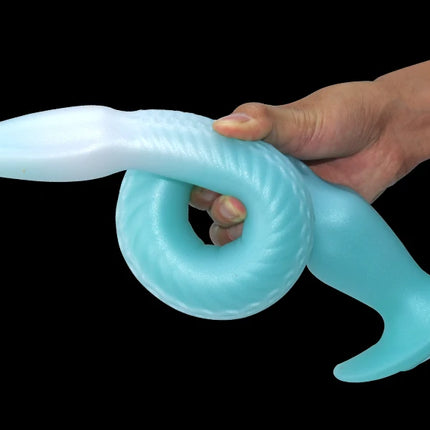 Eel Tentacle Anal Plug Super Long Anal Plug Soft Liquid Silicone Anal Dilator Women's Men's Anal Massage Adult Products