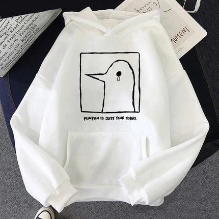 Goodnight Punpun Hoodie Women Harajuku Graphic Kawaii Hoodies Unisex Anime Manga Cartoon Oyasumi Punpun Pullover Sweatshirts