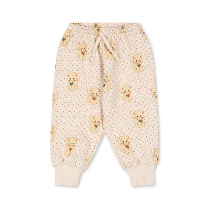 European American Girls Sweatshirts 2026 Spring Baby Boy Jacket Hoodies and Pant Suit Cat Print Pullover Top Clothes