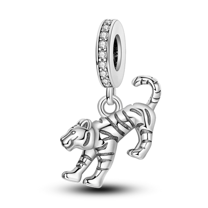 Animal Series 925 Sterling Silver Horse Squirrel Elephant Llama Snake Fox Charm fit Bangle Bracelet Original Silver Jewelry
