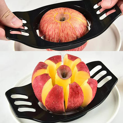 1PC-Apple slicer; large fruit slicer; fruit separator; fruit peeler; stainless steel divider; core removal tool.