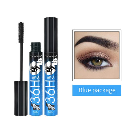 Curly Mascara Eyeliner set Thick Slender Waterproof 4D Fiber Mascara Makeup Tools Sweatproof False Lash Effect Mascara
