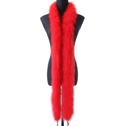 2M Soft Turkey Marabou Feather Boa 11-50g for Scarf Clothing Christmas Tree Decor Shawl Craft Costume Wedding Dress Plume Boas