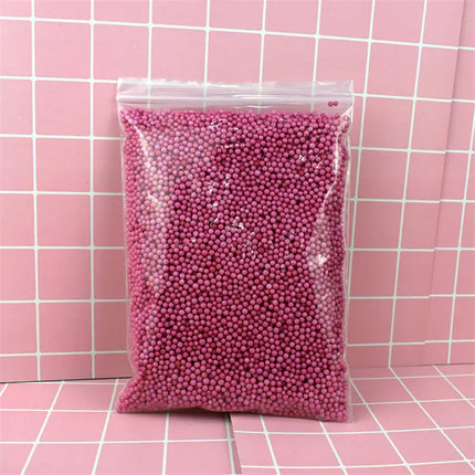 1pack Polystyrene Styrofoam Balls Bottle DIY Snow Mud Particles Accessories Slime Balls Small Tiny Foam Beads For Foam Filler