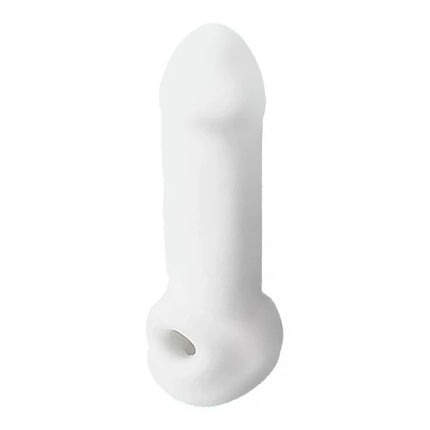 Soft Realistic Penis Extender Sleeve Massager Extender Sheath Pocket Pussy Male Stroker Masturbator Vagina Egg Sex Toys for Men
