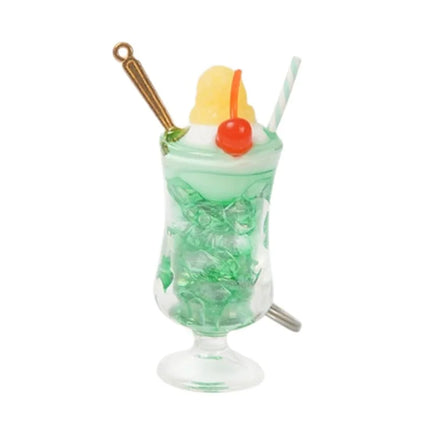 New Simulation Ice Cream Cup Model Key Chain Pendant Cute Ice Dream Cup Pendant Key Ring Party Gift Jewelry