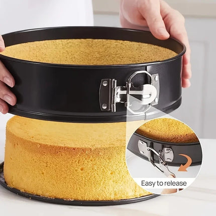 Springform Pan, Nonstick Leakproof 3pcs (4"/7"/9") Round Cake Home Baking, Cheesecake Mold, Springform Design, Nonstick Coating,