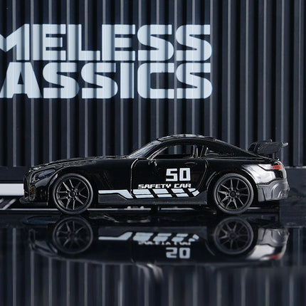 AMG Diecast  Car Model, Alloy Sports Car Decor, 10.6cm Black Collectible Vehicle, Premium Desktop Ornament for Car Enthusiasts