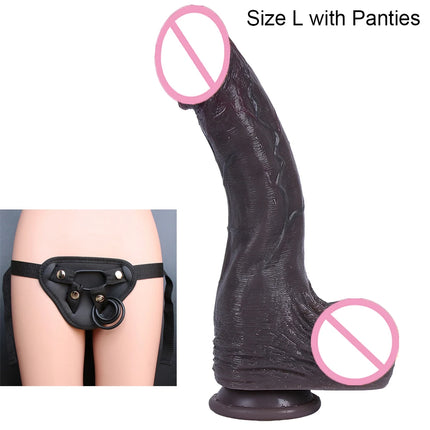 New Skin Double Penetration Realistic Dildo Big Huge Penis Suction Cup Cock Dick Anal Plug Sex Toys For Women Prostate Massager