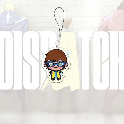 DISPATCH Z-Team Mobile Phone Charms Acrylic Small Pendant Blazer Robert Robertson Invisigal  Phone Chain Ring Fans Friends Gift