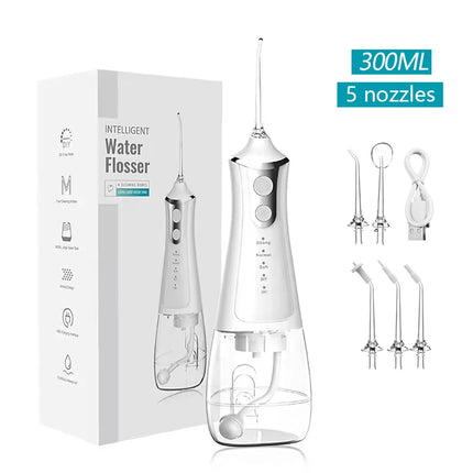 Oral Irrigator Dental Water Flosser for Teeth Portable Mouth Washing Machine Rechargeable Dental Water Jet for Dental cleaning
