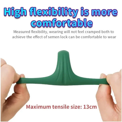 Cock Rings Silicone Ball Stretcher Delay Ejaculation TPE Penis Ring for Men Sex Toys Adjustable Semen Lock Ring SM Penis Sleeve