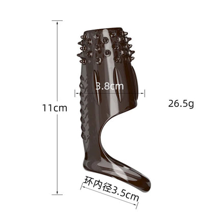 Vibrating Cock Ring For Men Silicone Penis Vibrator Intense Mens Vibrator Longer Harder Stronger Erection Adult Sex Toy For Men