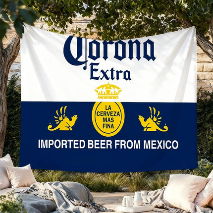Fashion C-Corona E-Extra Beer flag For Living Room Home Dorm Decor Wall Outdoor Camping Party Banner Gifts