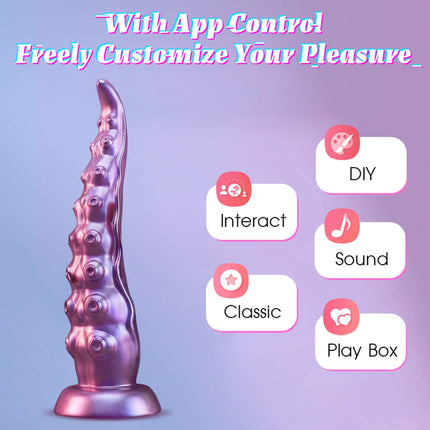 Tentacle Monster Vibrating Octopus Dildos Women Sex Toy with Peristalsis for G Spot Anal Clit Vagina Silicone Realistic Vibrator