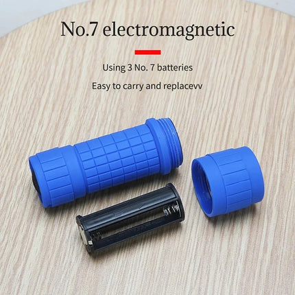 Portable LED Mini Children's Flashlight Super Bright Using 3 Batteries Keychain Lantern Pocket Outdoor Waterproof Camping Torch