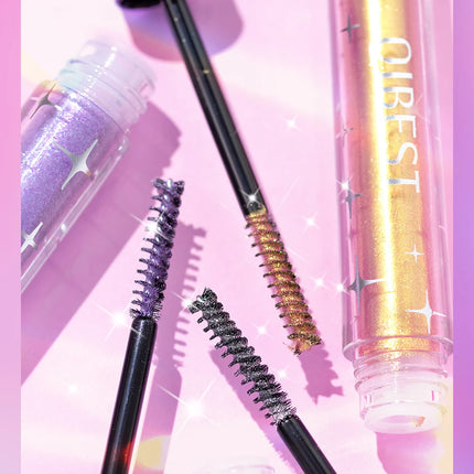 1 PC Diamond Mascara Shining Galaxy Sequins Sweat Proof Glitter Eyelashes Quick Dry Lasting Curling Thick Mascara Shimmer Makeup