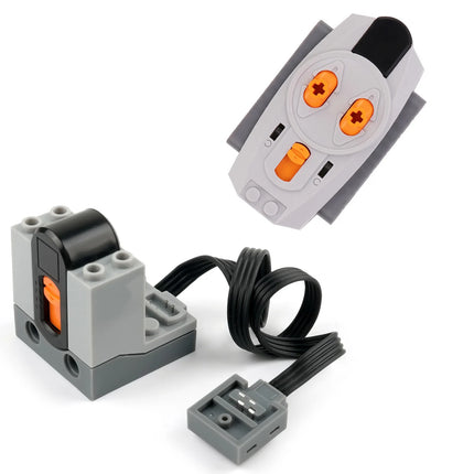 Technical MOC 88003 Power Functions Bricks Kit with 4PCS L Motors & IR Remote Control for legoeds Building Blocks Battery Box