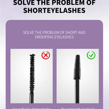 Eyelashes Lengthening Mascara Waterproof Long Lasting Silky Lash Black Eyelashes Extension Make Up Beauty Eye Korean Cosmetic