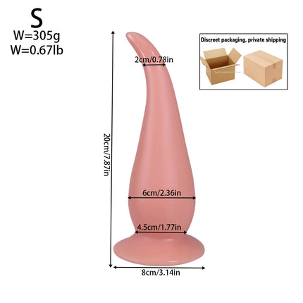 3 Size Tail Butt Plug Soft Silicone Tapon Anal Plug Man Woman Silky And Skin-Friendly But Plug Xl Analog Plug Man Plugs Anul