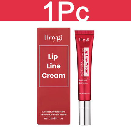 HOYGI Lip Line Cream Balm Long-lasting Hydration Prevent Cracking Reduce Lips Lines Smoothing Collagen Nourishing Repair Care
