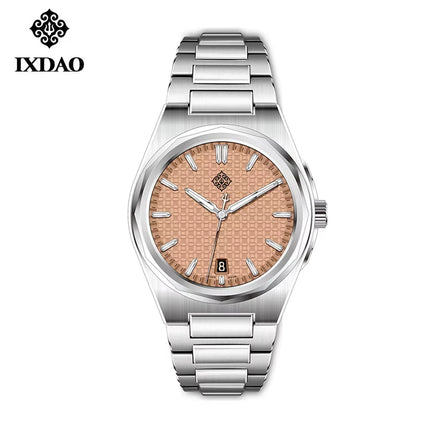 IX&DAO 2025 New 37mm Warrior Men's Automatic Mechanical Watch Miyota 9015 Movement Sapphire Stainless Steel Waterproof 10Bar BGW