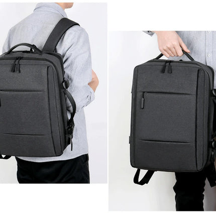 Classic Travel Backpack Men Business Backpack School Expandable USB Bag Large Capacity Laptop Waterproof Fashion Backpack