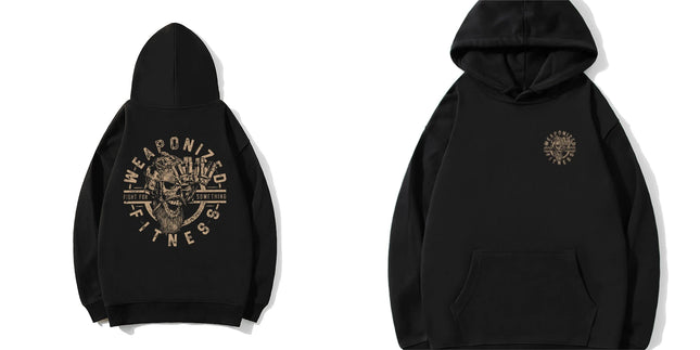 Military Enthusiast Print Men Women Hooded Sweatshirt Autumn Winter Daily Outdoor Vacation Fitness Casual Loose Warm Sportswear