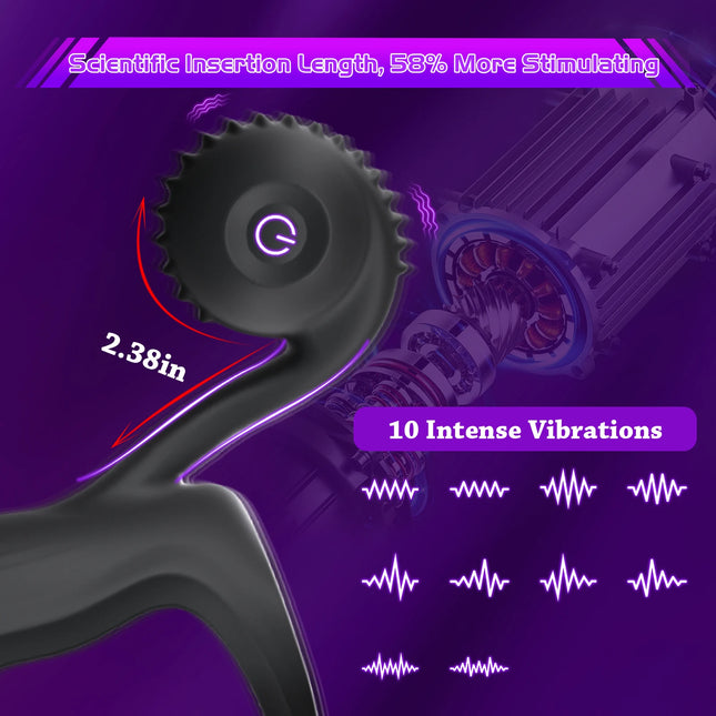 Spiral Cock Ring Vibrator 10 Vibration Clitoris Stimulation Penis Ring Male Delay Ejaculation Chastity Cage Sex Toy for Couples