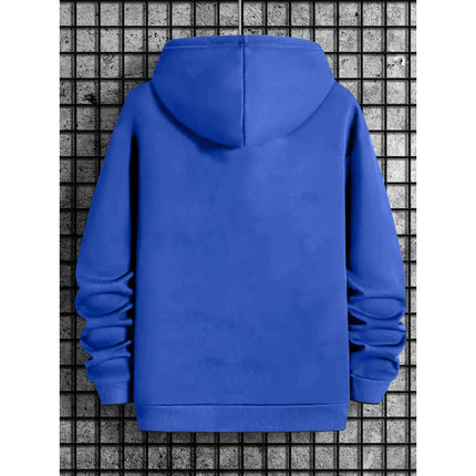 Ling Moyun'S Selected Spring And Autumn Essential Hooded Pullover Sweatshirt, Fashionable Printed Craftsmanship,
