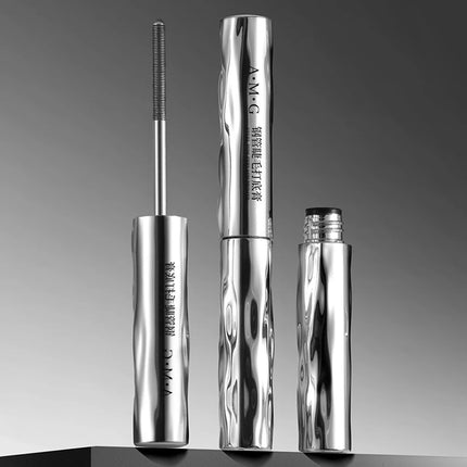 Metal Iron Lashes Mascara Waterproof Silk Fiber Mascara Black Long Curling Eyelash Extensions Non-clumping Eyes Makeup Cosmetics