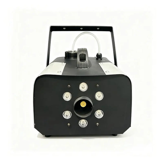 MINGLANG Heavy Smoke LED Fogger 1200W with Remote Control Multicolor Iron Construction for Stage Party AC110-220V 1 Year Warrant