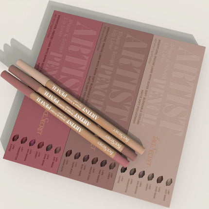 6pcs Velvet Matte Lip Liner Set - Long-Lasting Versatile Shades Longlasting Lip Makeup Berry, Brown, Pink Lip Pencil