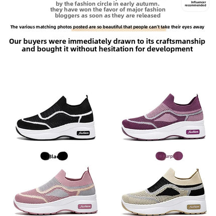 Women's Luxary Chunky Sneakers 2025 trend Fashion Mesh Breathable Shoes for women Sports Running Casual Ladies Fitness Vulcanize
