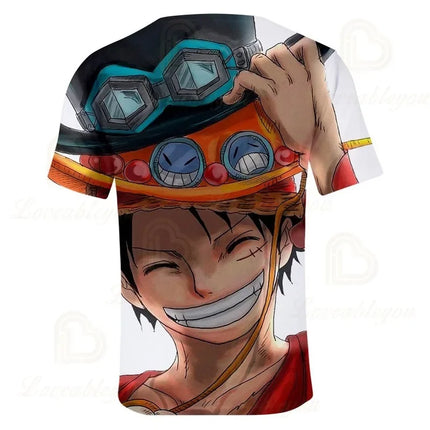 New One P Graphic T Shirt Men Women Anime Harajuku Tops Summer Boys Girls T-shirt 3D Fashion Clothing Plus Size Streetwear