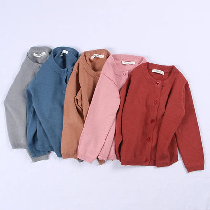 Spring Cotton Sweater Top Baby Children Clothing Baby Boys Girls Cardigan Boys Girls Knitted Cardigan Sweater Kid Spring Clothes