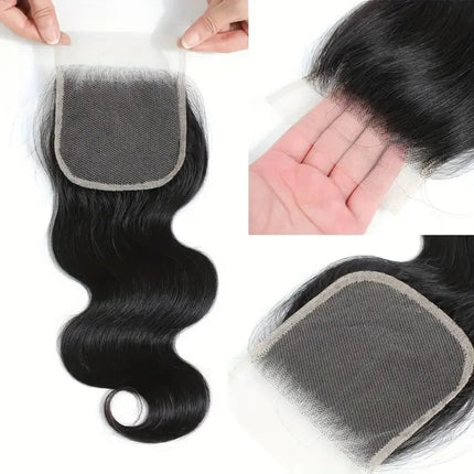 Body Wave 13x6 Lace Frontal Only 2x6 Lace Closure 4x4 5x5 6x6 Transparent Swiss Lace Closure 360 Lace Brazilian 100% Human Hair