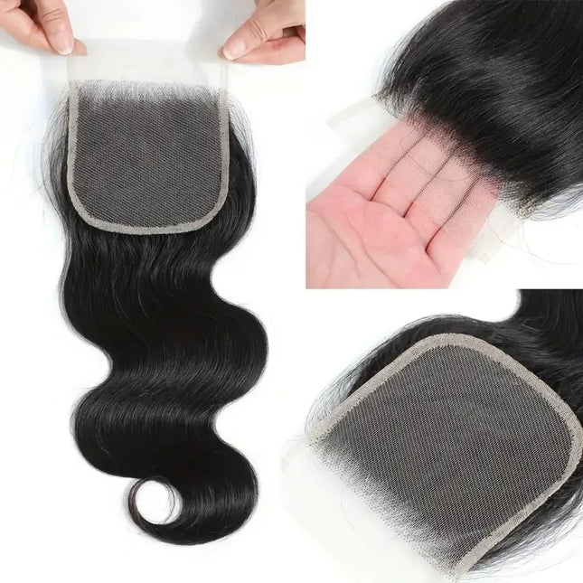 Body Wave 13x6 Lace Frontal Only 2x6 Lace Closure 4x4 5x5 6x6 Transparent Swiss Lace Closure 360 Lace Brazilian 100% Human Hair