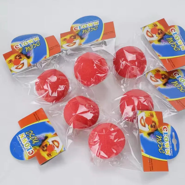 2/5/15pcs Soft Sponge Clown Nose Cosplay Prop Magic Trick Stage Show Halloween Party Accessory Prank Decor Cute Gift for Adults