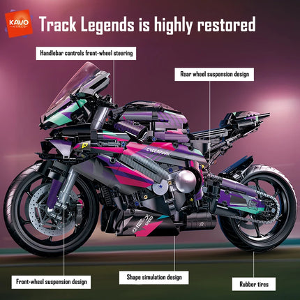 Cyberpunk Moto Blocks / Moto Cyberpunk Blocs