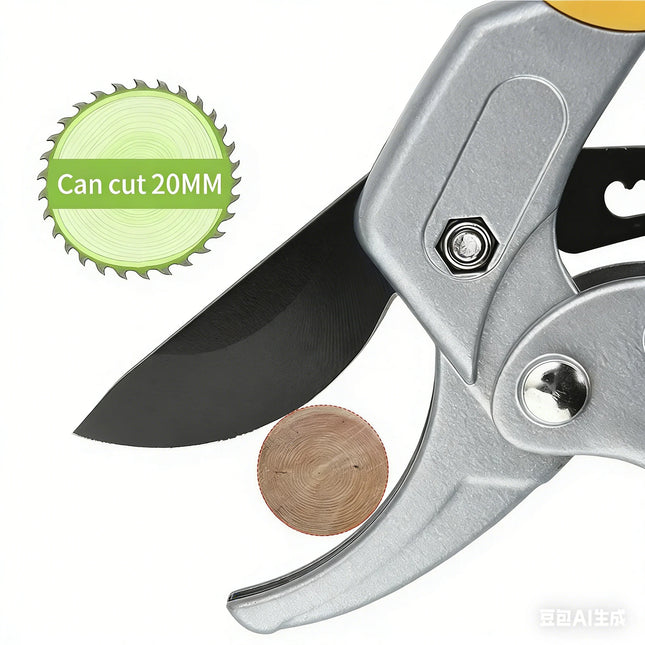 Professional Alloy Steel Pruning Shears for Garden Flower Tree Thick Branch Cutting