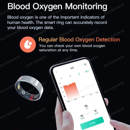 2026 New Smart Ring Women Men Super Narrow 7mm Heart Rate Health Stress measurement Monitor IP68 Waterproof Fashion Sports Rings
