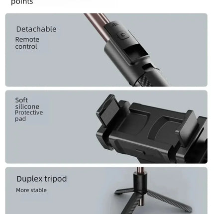 FGCLSY Bluetooth Handheld Gimbal Stabilizer Mobile Phone Selfie Stick Aluminum Alloy Adjustable Tripod for Smartphone Live