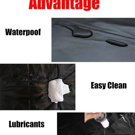 BDSM Waterproof Adult Sex Bed Sheets For Sex Game Lubricants Waterproof Bed Cover Couple Flirt Wetlook Bondage Wet Play Sex Tool