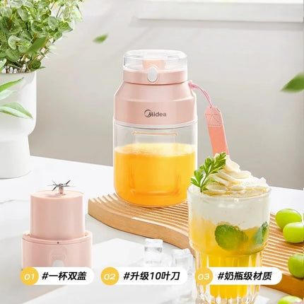 [New]Juicer Small Household Portable Wireless Juicer Large Capacity Juicing Cup