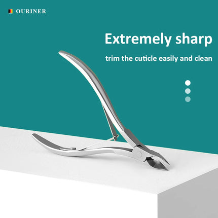 Cuticle Nippers Nail Manicure Cuticle Scissors Clippers Trimmer Dead Skin Remover Pedicure Stainless Steel Cutters Tool