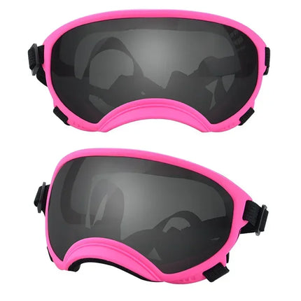 ATUBAN Dog Goggles Anti UV Strong Impact Resistance Adjustable Elastic Puppy Large Breed Dog Goggles Breathable Pet Sunglasses