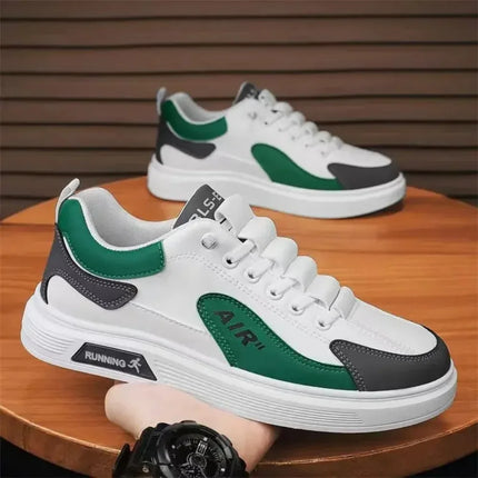 New Men's Shoes Leather Fashion Low-top Men's Casual Trendy Shoes Running Sports